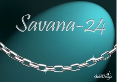 Savana 24 - náramek stříbřený